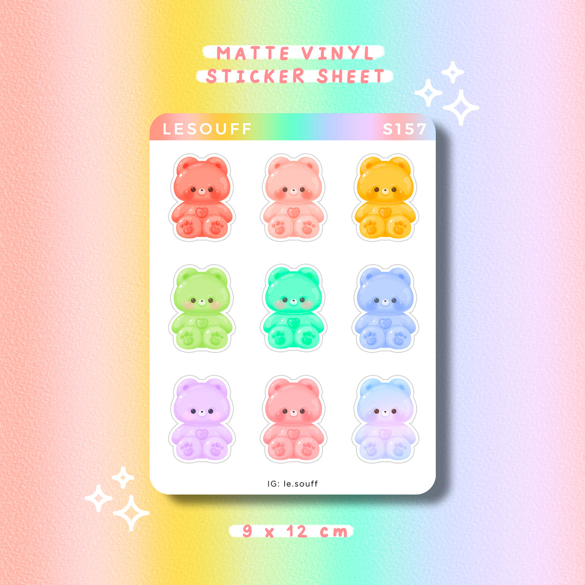 Sticker Jelly bear
