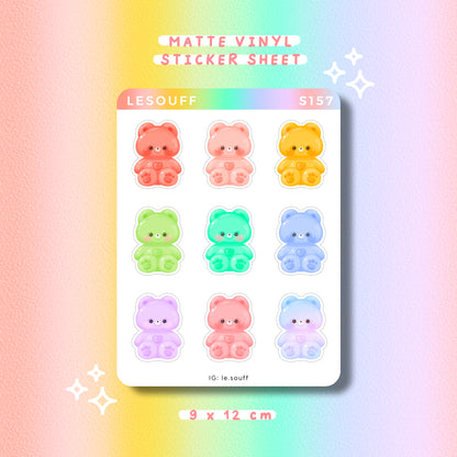 Sticker Jelly bear