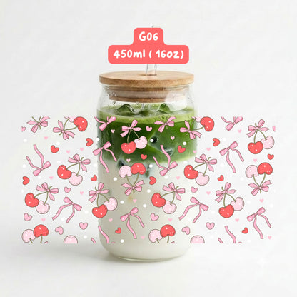 Cherry nơ đỏ hồng - G06