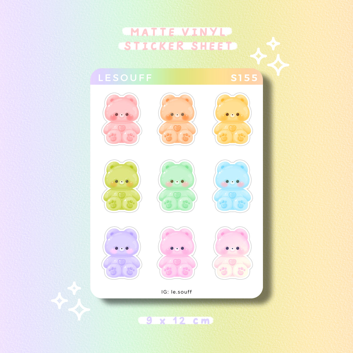 Sticker Jelly bear