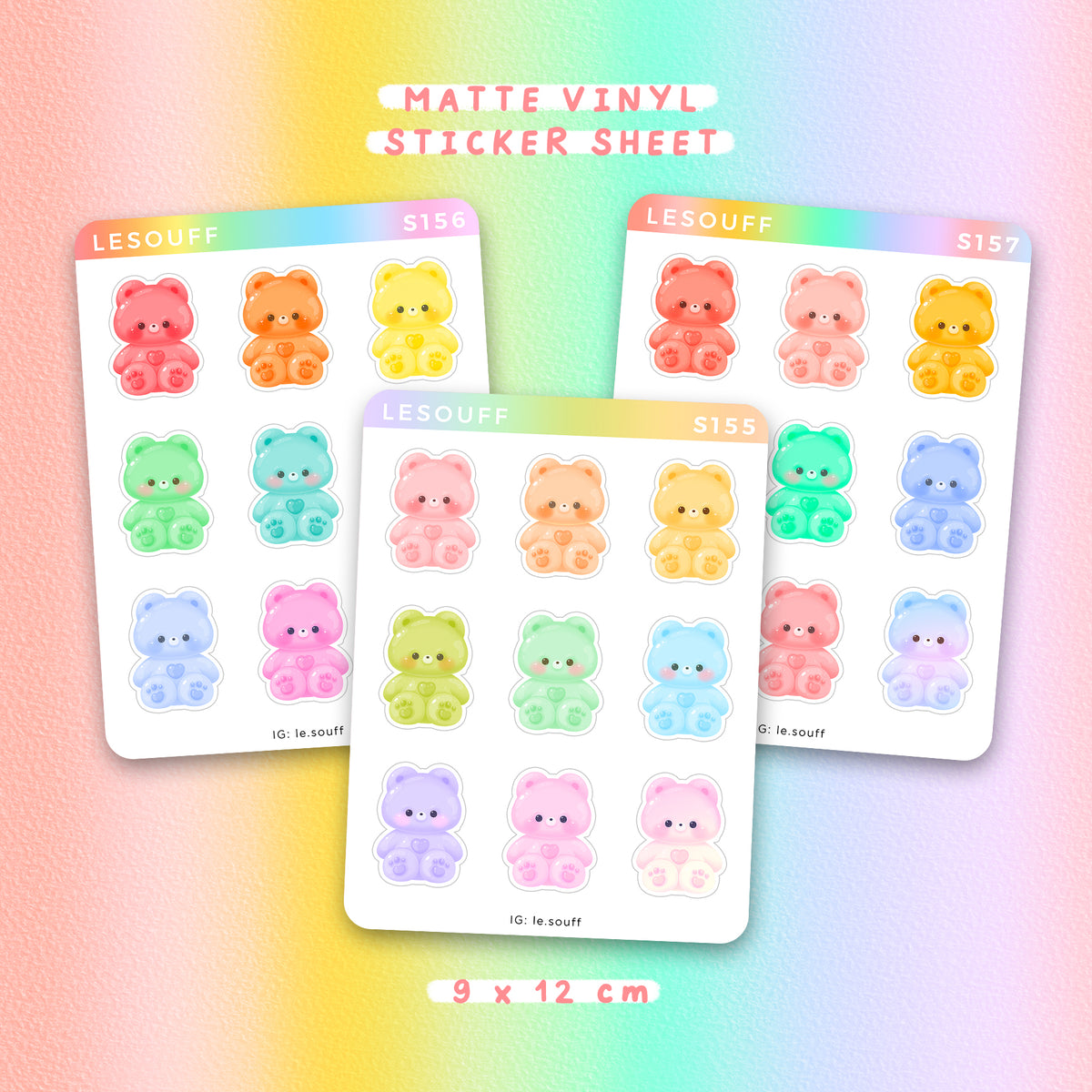 Sticker Jelly bear