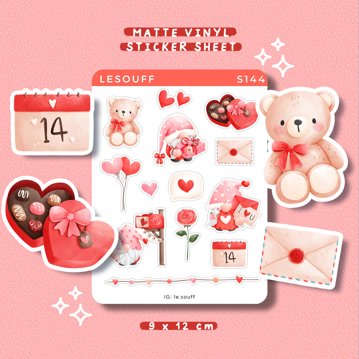 Sticker Valentine’s day