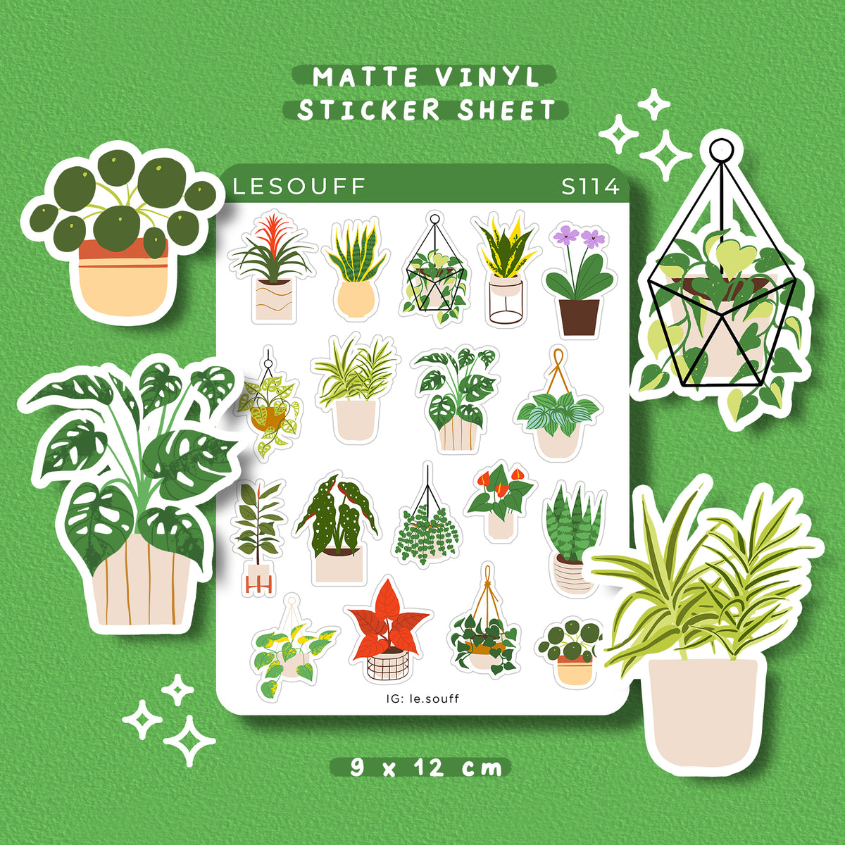 Sticker cây xanh