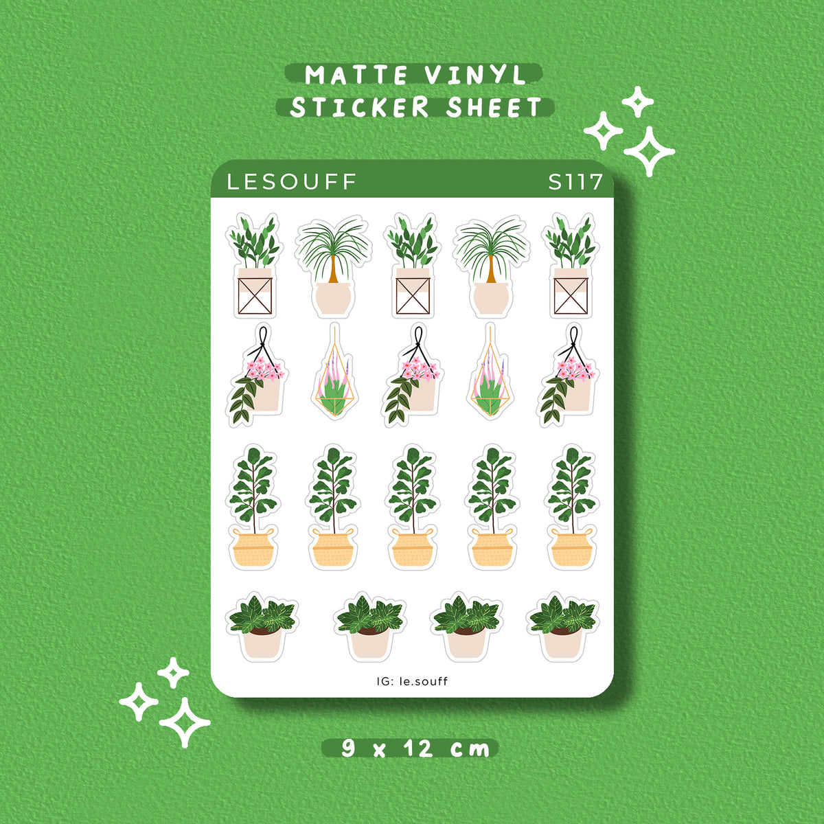Sticker cây xanh