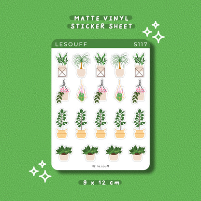 Sticker cây xanh