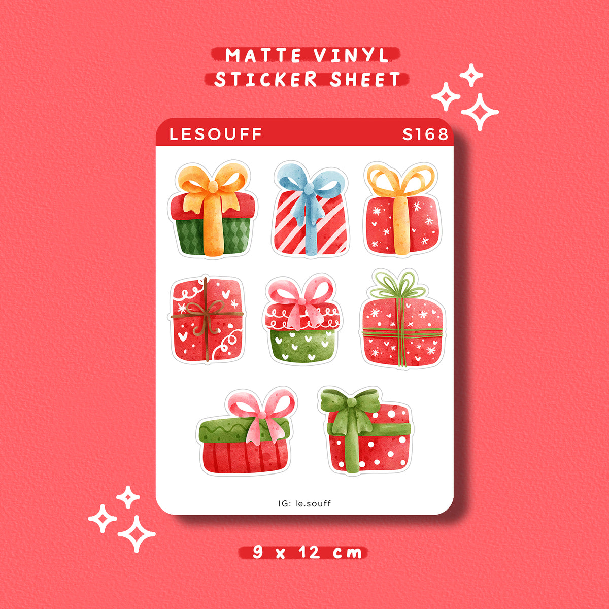 Sticker Giáng sinh của người tuyết