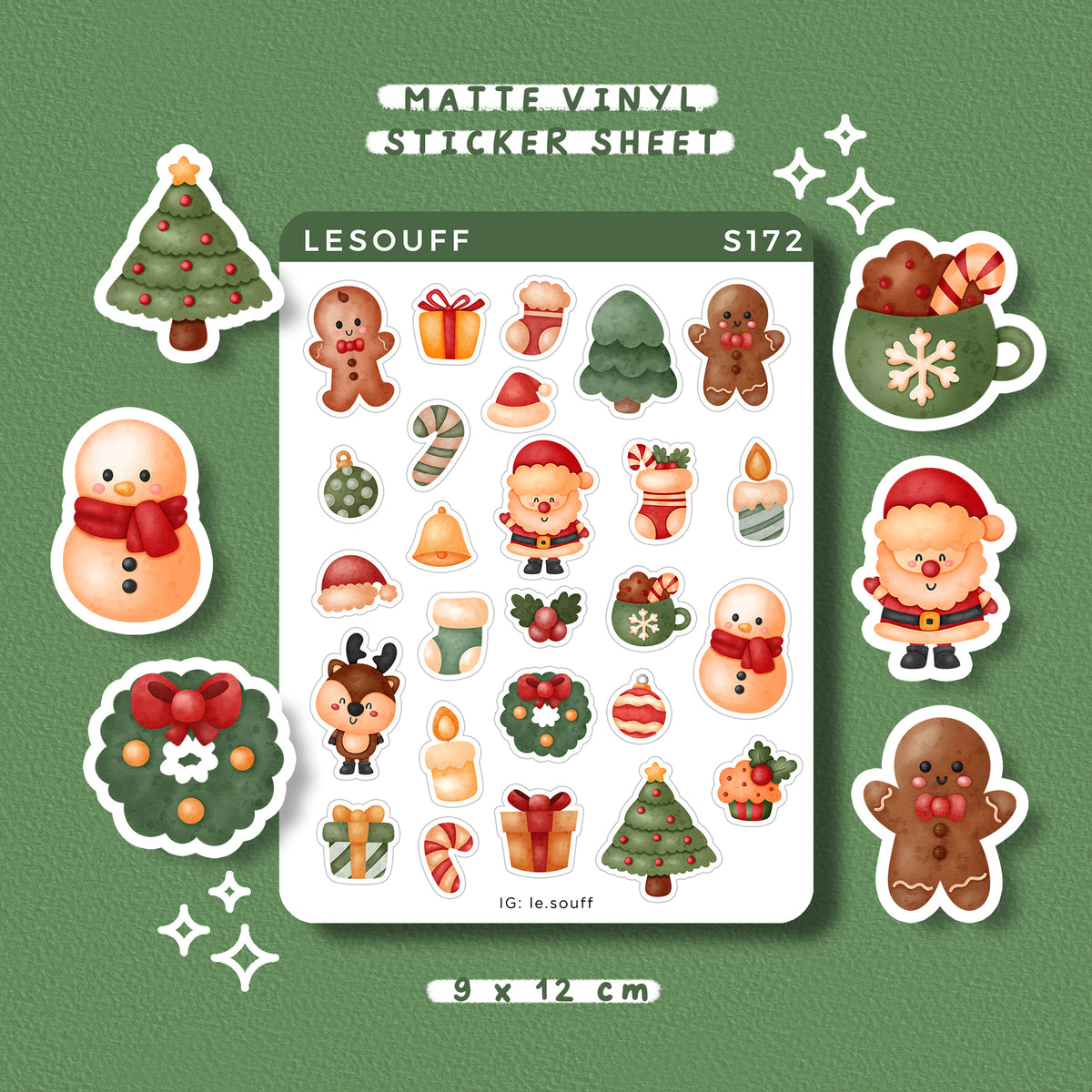 Sticker Giáng sinh cute - S172