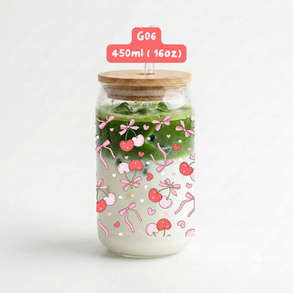 Cherry nơ đỏ hồng - G06