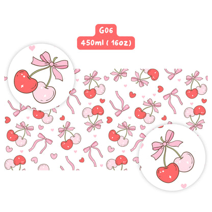 Cherry nơ đỏ hồng - G06