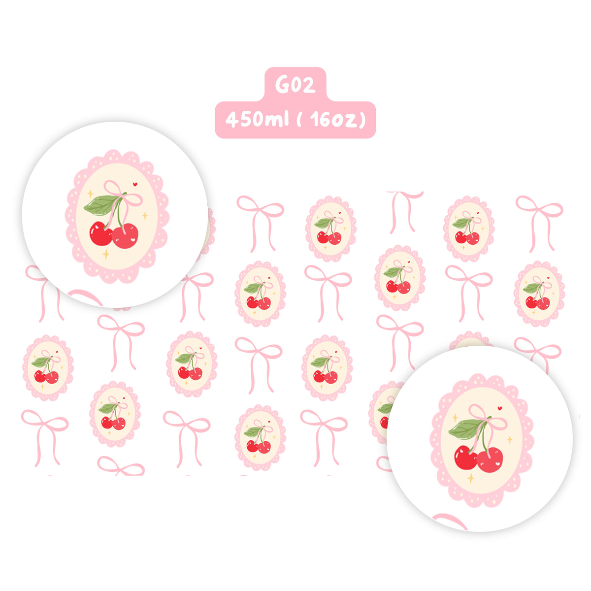 Nơ Hồng Cherry G02