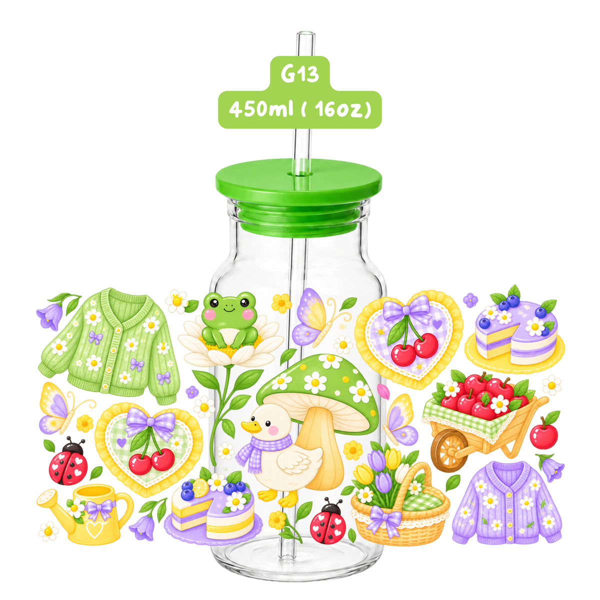 Vịt ếch tông xanh lá - G13