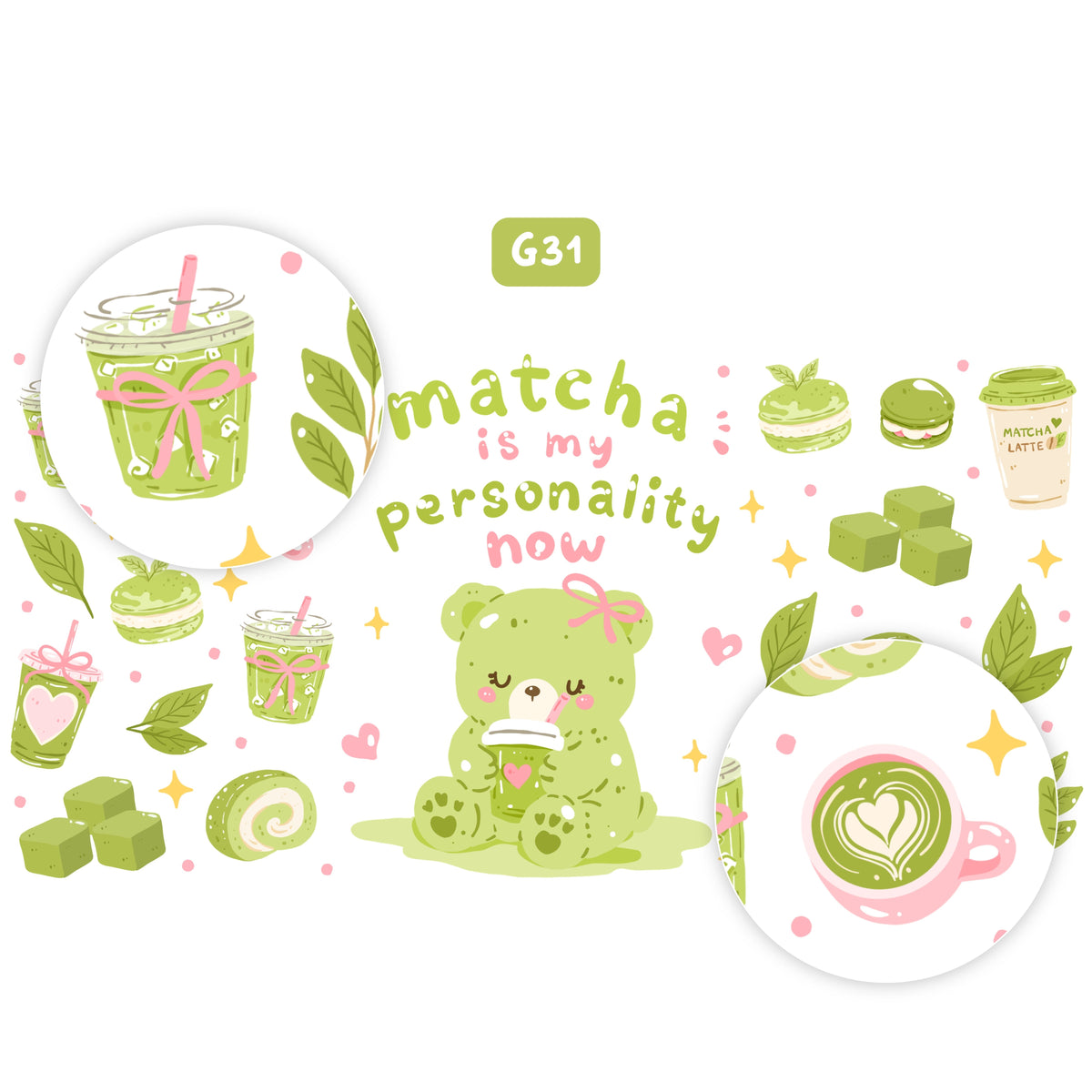 Matcha gấu nơ - G31