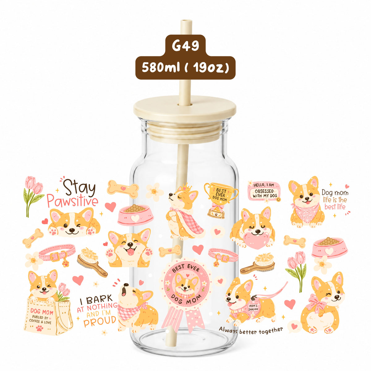 Corgi cute - Dog mom corgi - G49