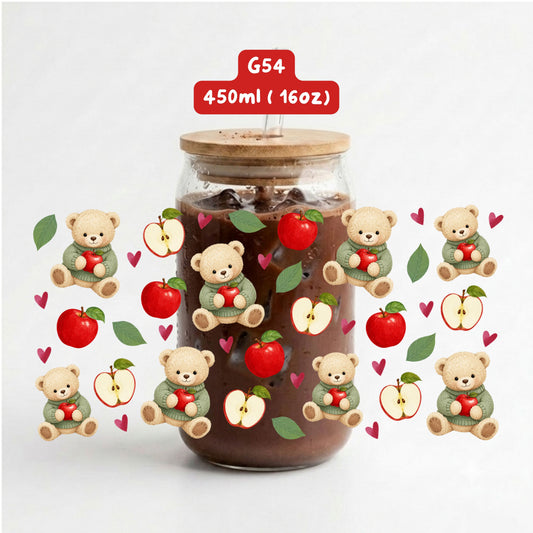 Giáng sinh gấu bông ôm táo - G54