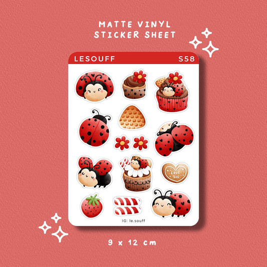 Sticker Valentine của cánh cam