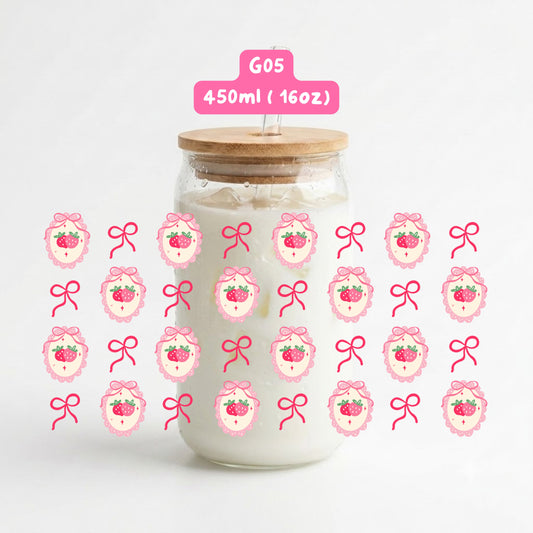 Nơ hồng dâu tây G05