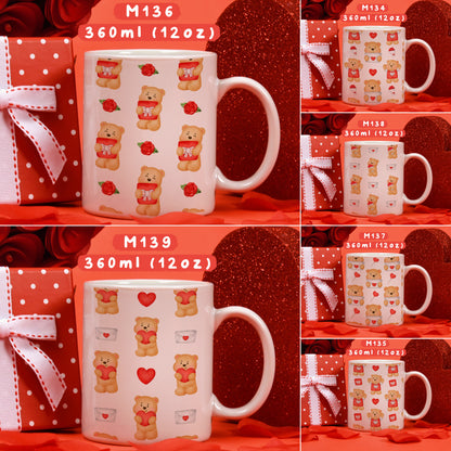 Ly sứ gấu gửi thư tình