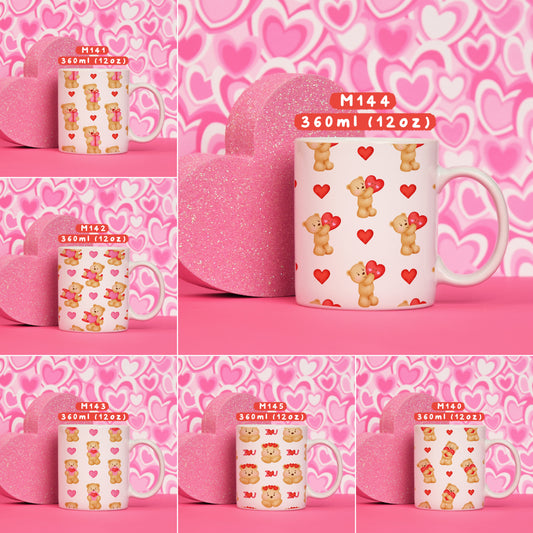 Ly sứ valentine của gấu bé ngọt ngào