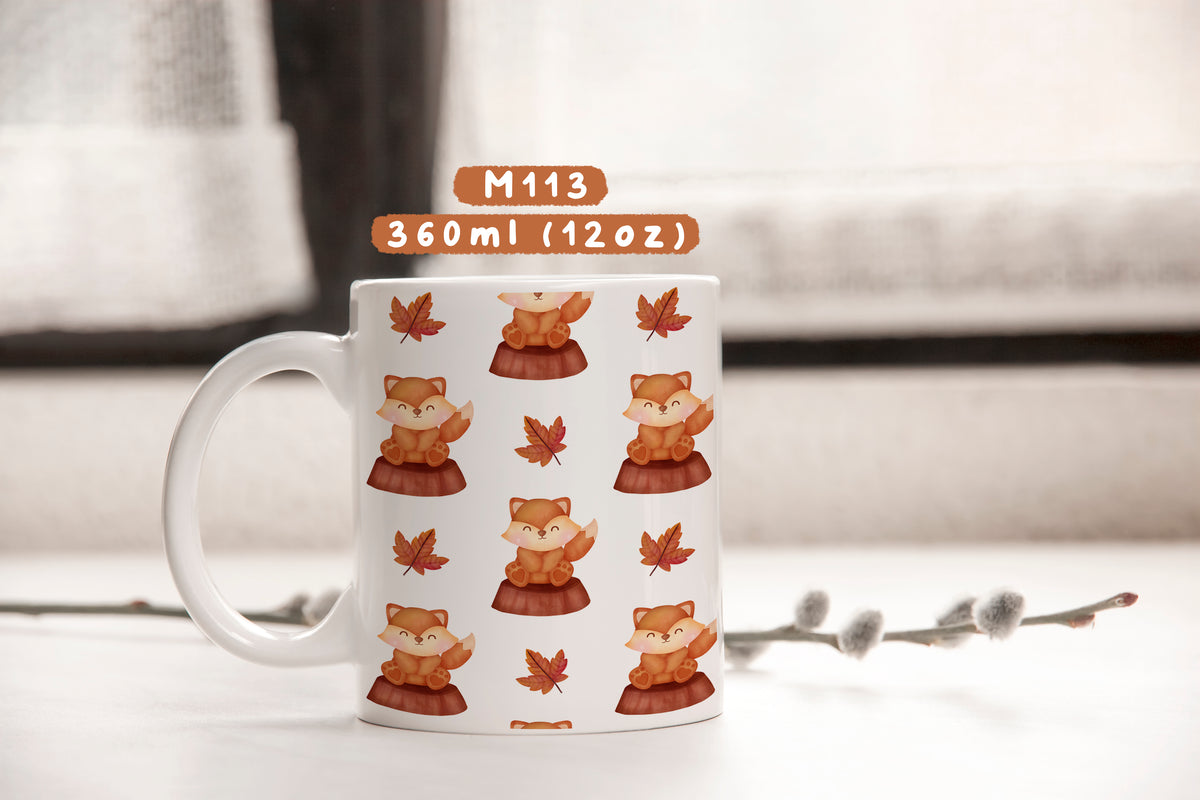 Ly sứ cáo nhỏ mùa thu