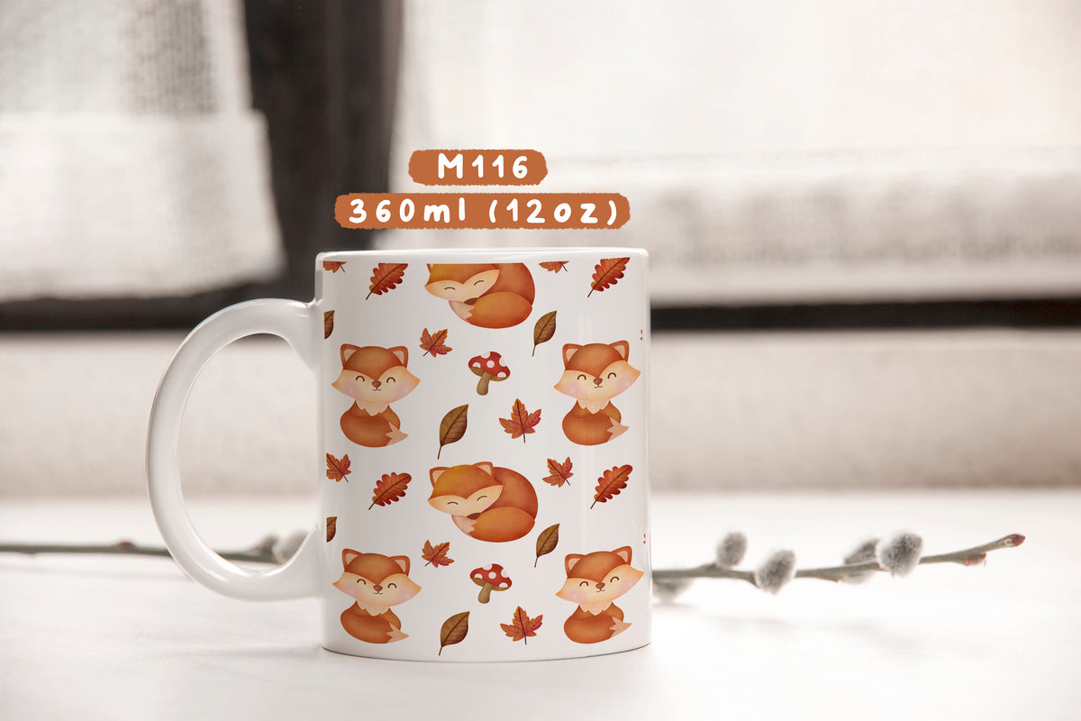 Ly sứ cáo nhỏ mùa thu