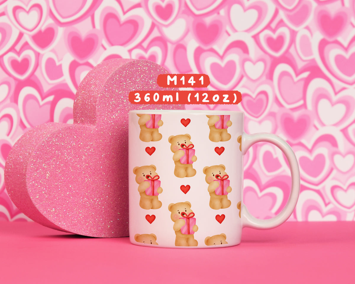 Ly sứ valentine của gấu bé ngọt ngào