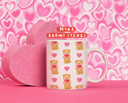 Ly sứ valentine của gấu bé ngọt ngào