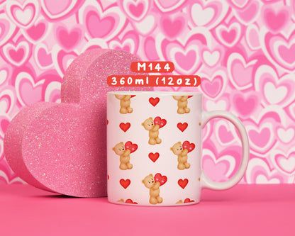Ly sứ valentine của gấu bé ngọt ngào
