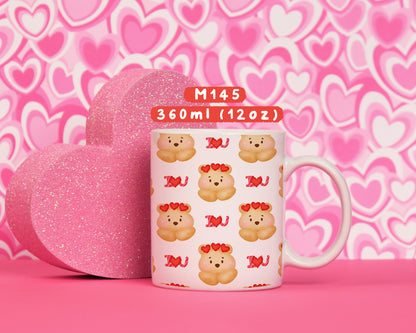 Ly sứ valentine của gấu bé ngọt ngào