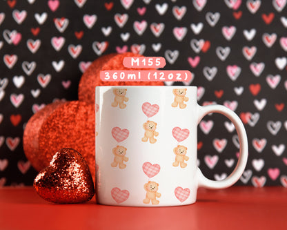 Ly sứ valentine của gấu hồng