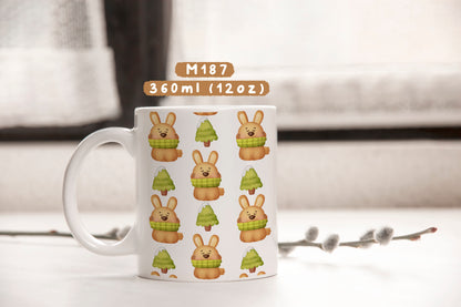 Ly sứ giáng sinh của thỏ nâu