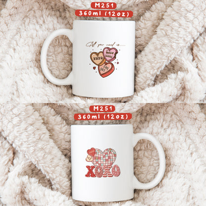 Ly sứ Love bites, xoxo - M251