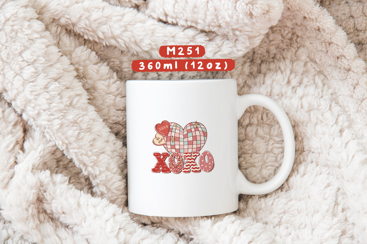 Ly sứ Love bites, xoxo - M251