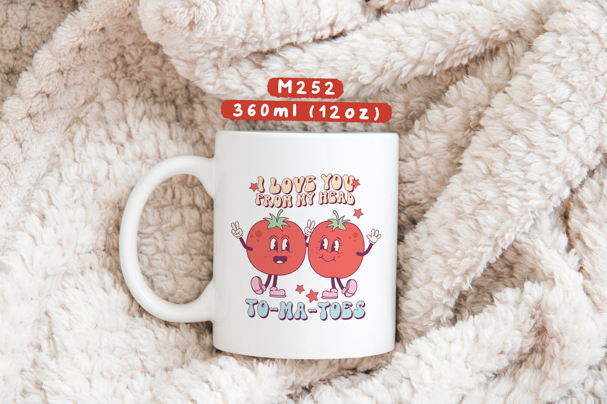 Ly sứ I love you from my head to-my-toes - M252