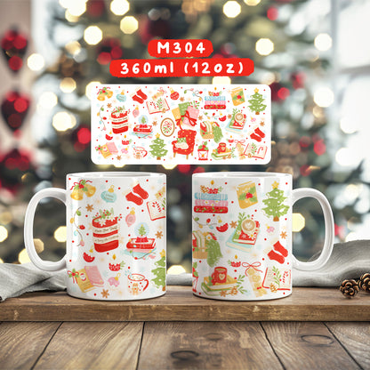 Ly sứ góc nhỏ giáng sinh - M304