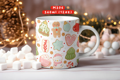 Ly sứ bánh quy giáng sinh