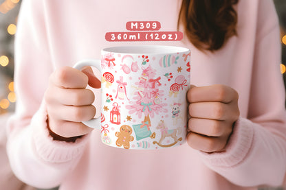 Ly sứ giáng sinh hồng- M309