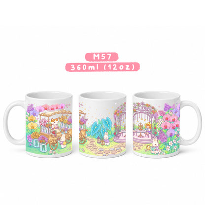 Ly sứ Khu vườn hoa của thỏ - M57